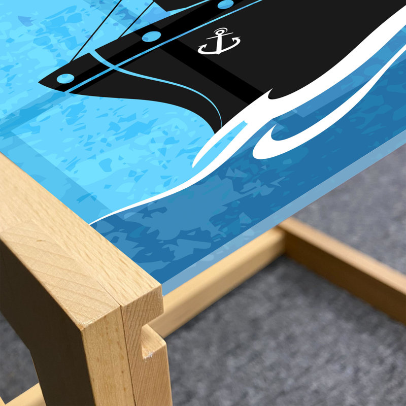 Jadah Sled Coffee Table, 62cm H x 46cm W x 40cm D