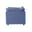 Fauteuil contemporain bleu marine