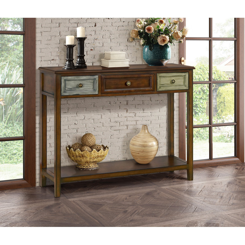 Comana 42'' Solid Wood Console Table