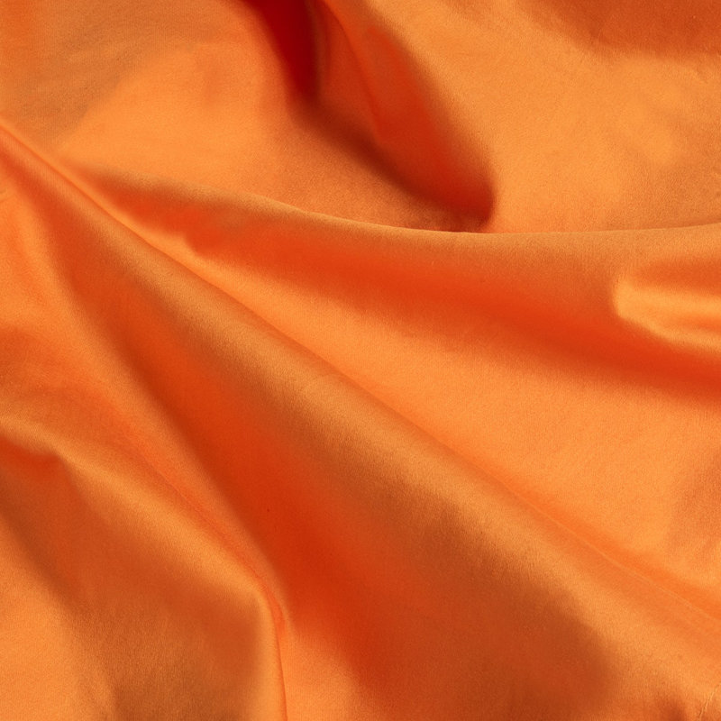 Cruise Sateen Sheet Set, Tangerine, Queen