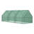 Outsunny 9' X 3' X 3' Portable Mini Greenhouse Outdoor Garden With Large Zipper Doors And Water/UV PE Cover