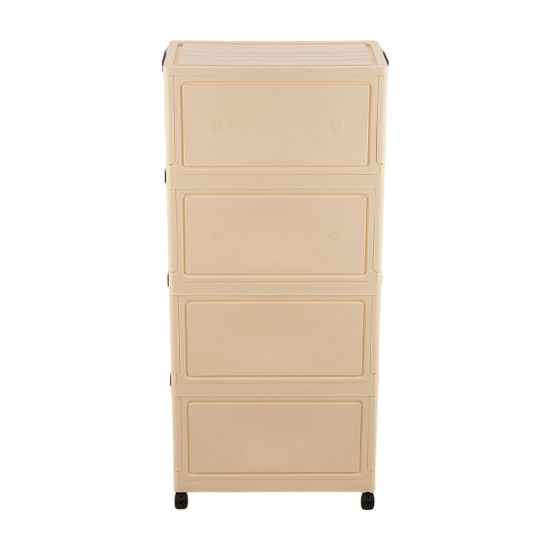 Rebrilliant Plastic Storage Tub & Tote, Beige