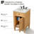 Rivers 21'' Single Bathroom Vanity with Marble Top-1626987109
