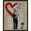 «Love Is The Response Banksy Albert Einstein Pug Dog Tribute Pop Sayings Wall Decor Inspirational» sur papier-98266819-98266824