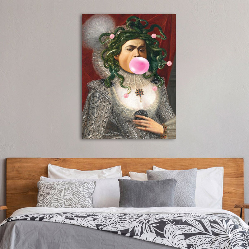 Leisure Time, Medusa by Matt Spencer - Wrapped Canvas Print, 80cm H x 60cm W x 4cm D
