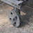 Outsunny 36'' Wooden Potting Bench Work Table With 2 Removable Wheels, Sink, Drawer & Large Storage Spaces, Gray-375475043