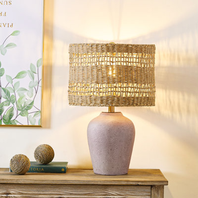 Lampe de table 21 po Boho