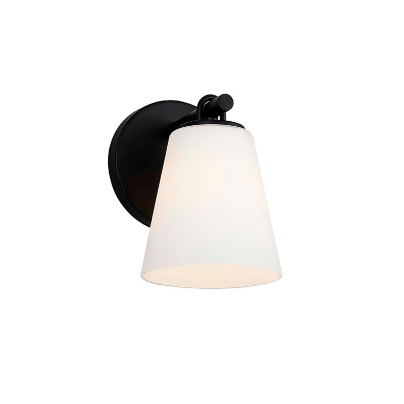 Armed Sconce, Matte Black