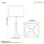Spataro Adjustable Metal Table Lamp