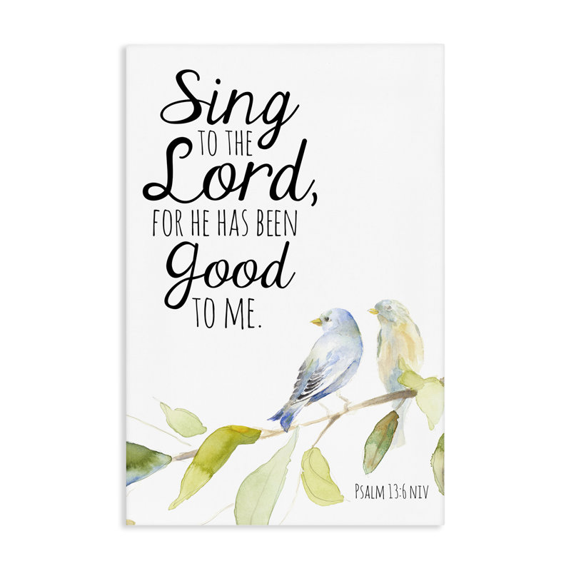 Sing To The Lord, toile par Lanie Loreth, H 30 po x l 20 po