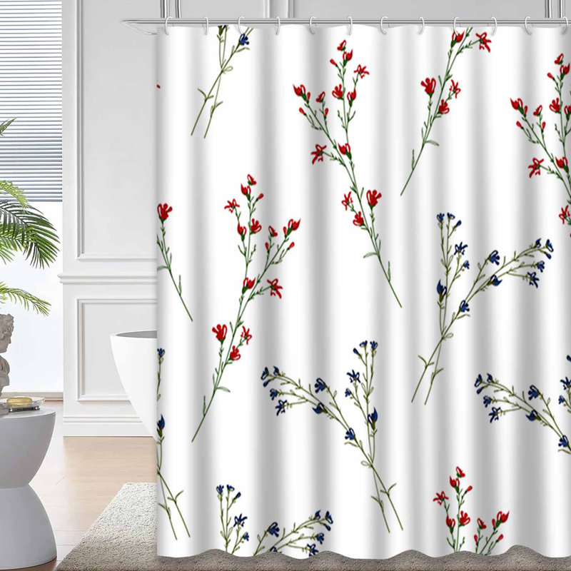 Rideau de douche Floral Blossom, L 72 po x l 84 po