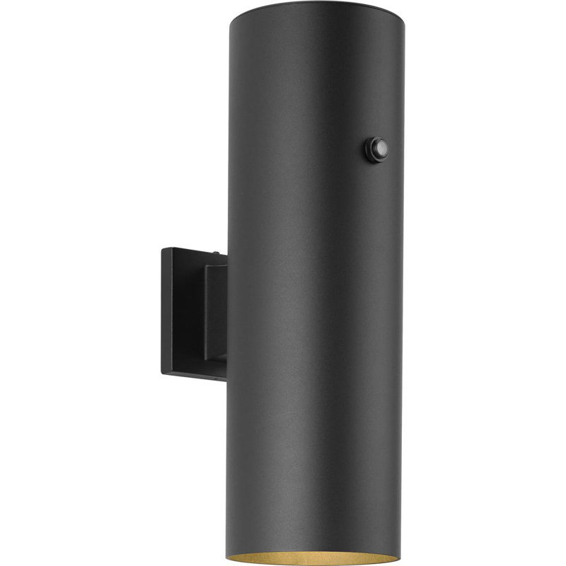 Lanterne murale d'extérieur à DEL à 1 ampoule Farinas, Noir, H 18 po x l 8,94 po x P 8,94 po, 64