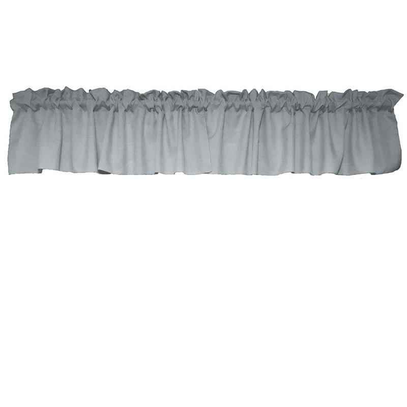 Cantonnière sur mesure l 58 po Pastorella, L 58 po x L 28 po, Argent