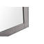 Halden - Miroir moderne gris craquelé