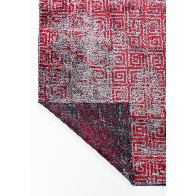 Reona Hand Loom Indoor / Outdoor Area Rug, Rectangle 5'3" x 7'6"
