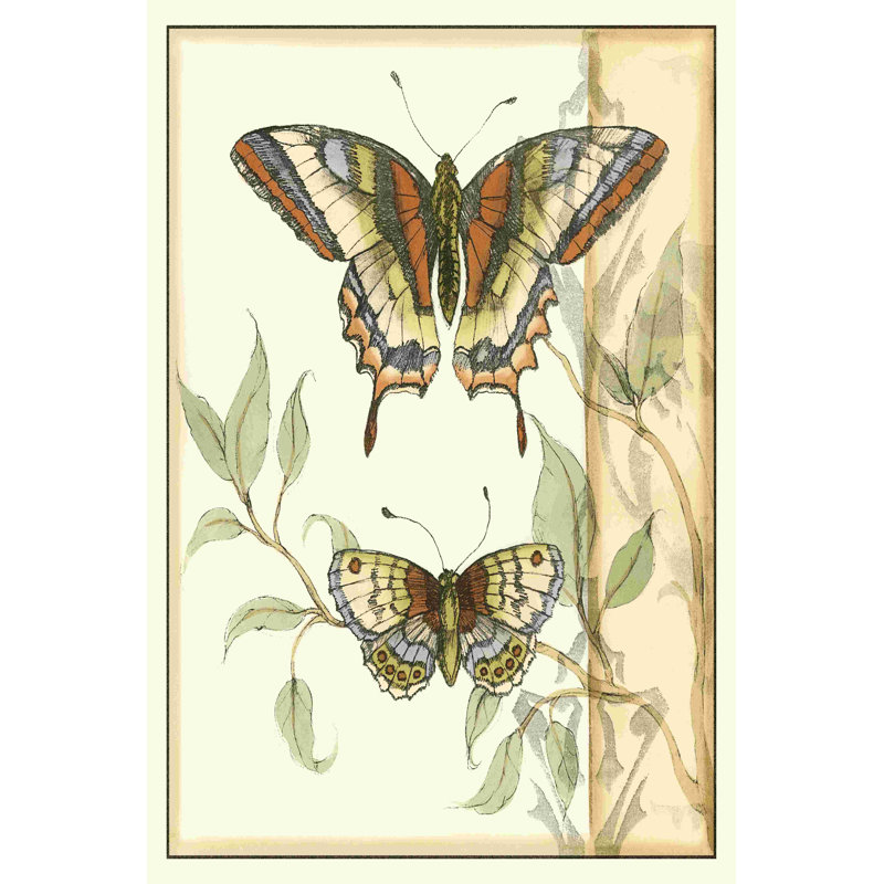 Papillons tandem II, H 12 po x l 8 po