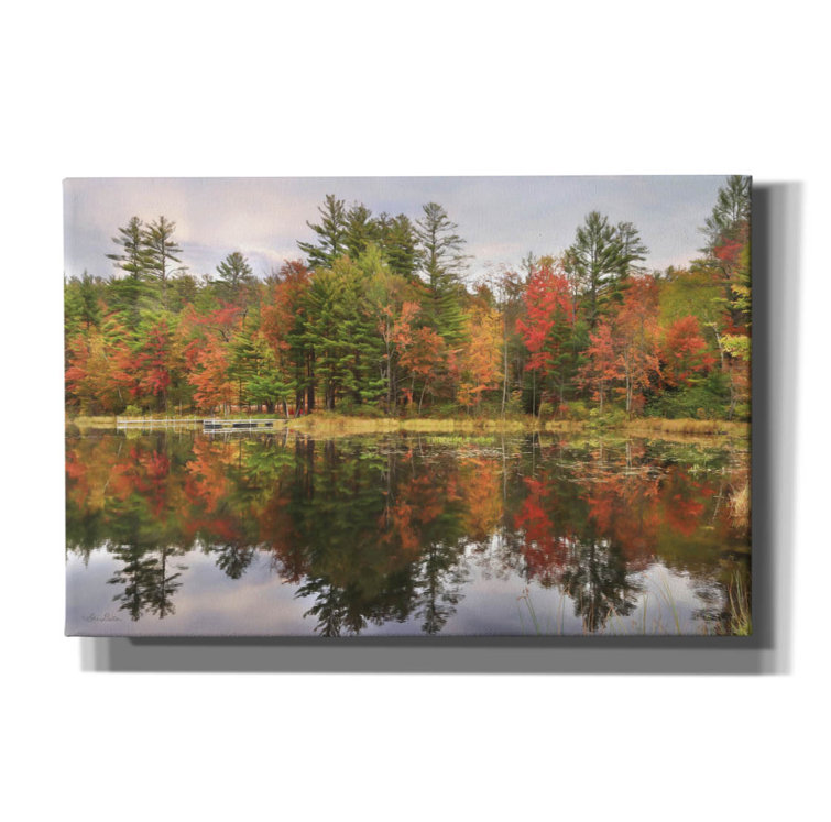 Loon Peak® Adirondacks Foliage On Canvas by Lori Deiter Print | Wayfair
