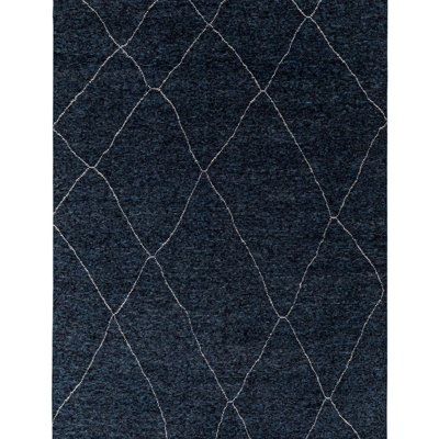 Hand Knotted Wool Geometric Indoor Rug