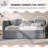Gingham Daybed With 2 Storage Drawers And Usb Port, Wave-Shaped Design-923049219-923049218