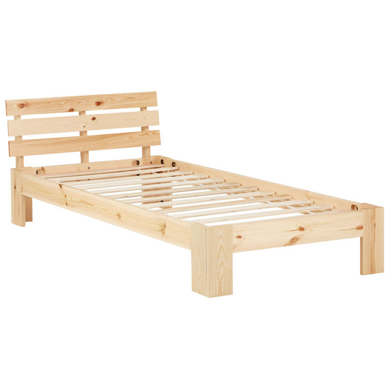 Mickens Solid Wood Storage Bed, 90 x 200cm
