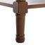 Console élégante de 47,3 po Chupp - Plateau en bois massif avec tiroirs de rangement, pieds tournés et tablette de présentation-1596005787