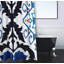 Rideau de douche simple à motif floral Alfreda-1776948245