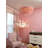 Nolan Unique Drum LED Chandelier Feather Kitchen Island Pendant Pink White Shape-2092526940-2092526943