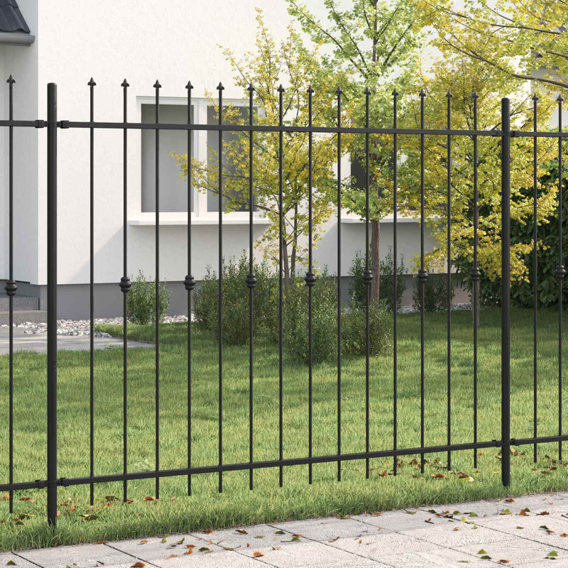 Powder-Coated Steel Fence Panels Included, 200cm H x 200cm W