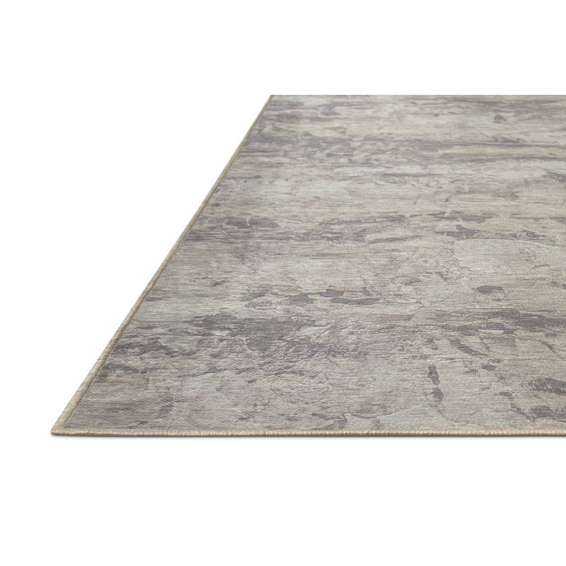 Aitzol Washable Indoor Rug, Square 3'