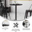 Plateau de table rond en stratifié Carrus-31302221-31302218