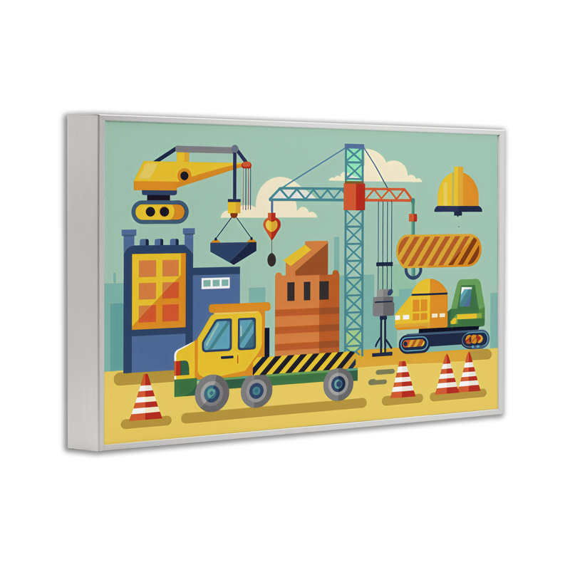 Giclée sur un site de construction industrielle, design par Creative Studio, H 16 po x l 24 po