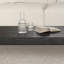 Table basse noire rétro