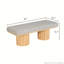 Banc en tissu Christakis Boucle