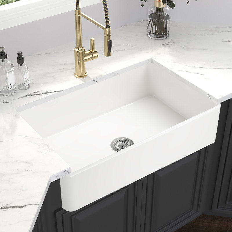 Farmhouse Apron Single Bowl Kitchen Sink