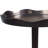 Scalloped Aluminum Iron End Table