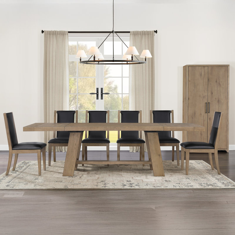 Orinda Extendable Wood Dining Table