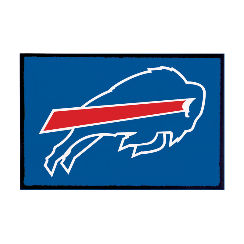 NFL Indoor/Outdoor Logo Rug with Rubber Back, Rectangle 2' x 3'