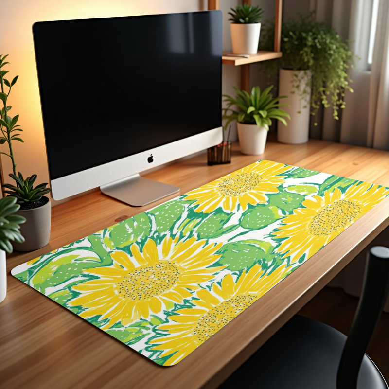 Polyester Desk Pad, 14.4x12.1