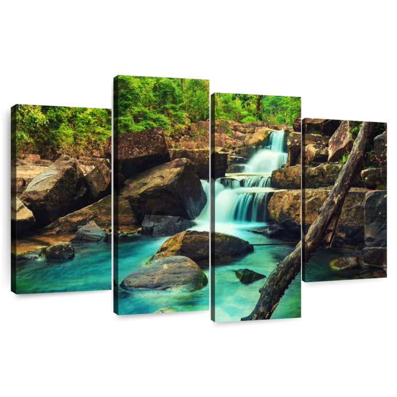 Alvord Jungle Waterfall, 32" H x 52" W