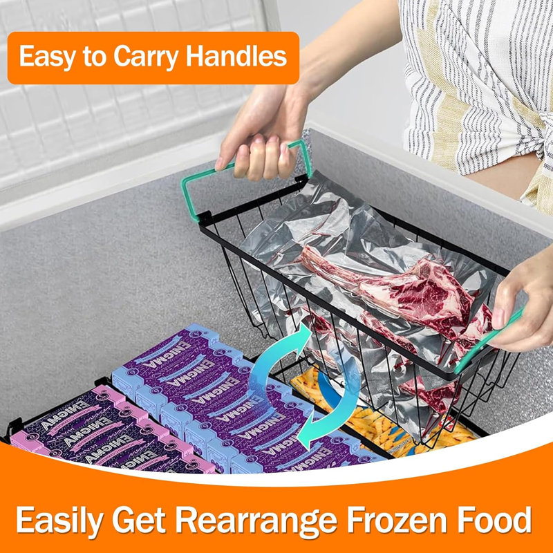 Freezer Storage Baskets Food Storage Container