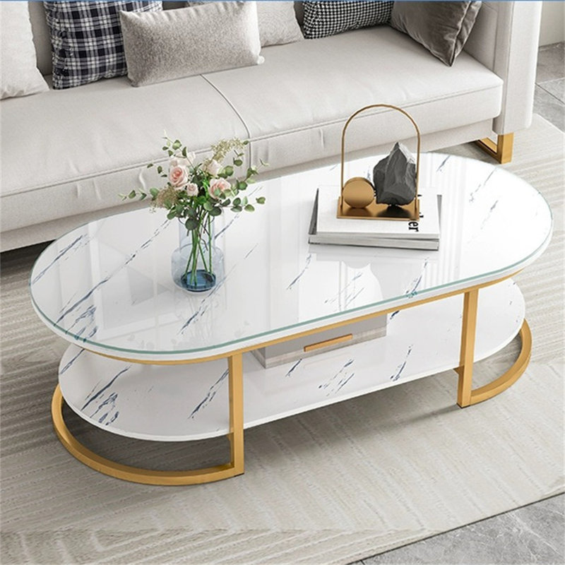 Enkeleda Single Coffee Table, White