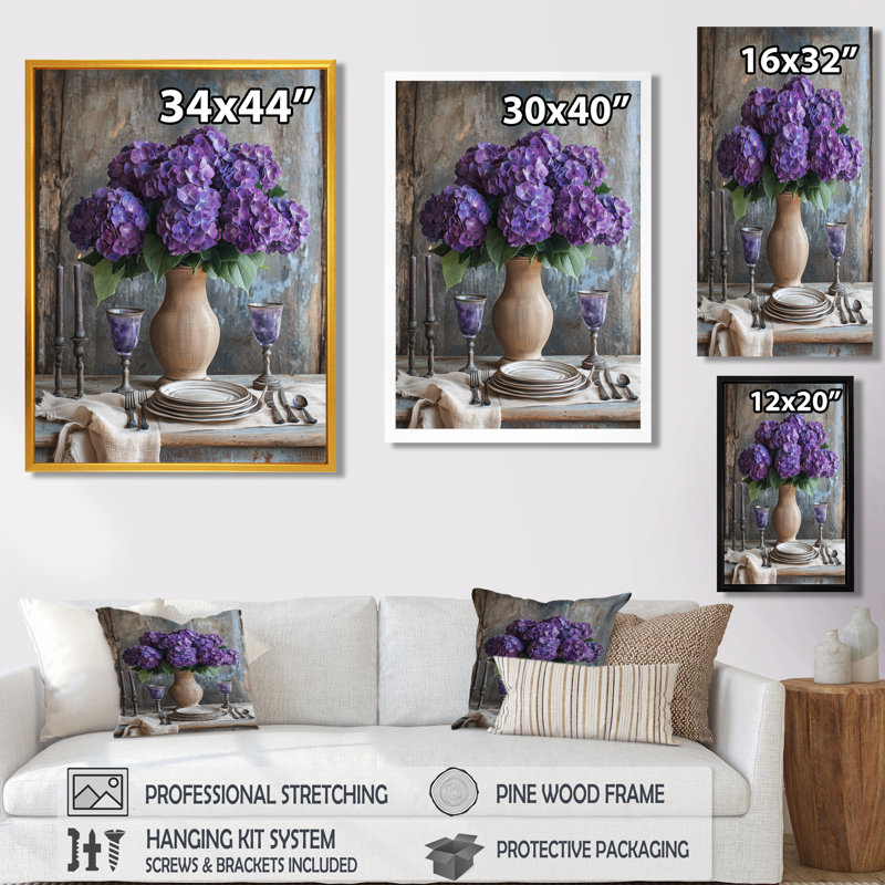 Nagda - impressions murales florales, H 32 po x l 24 po, Reproduction encadrée d'une seule photo, Blanc