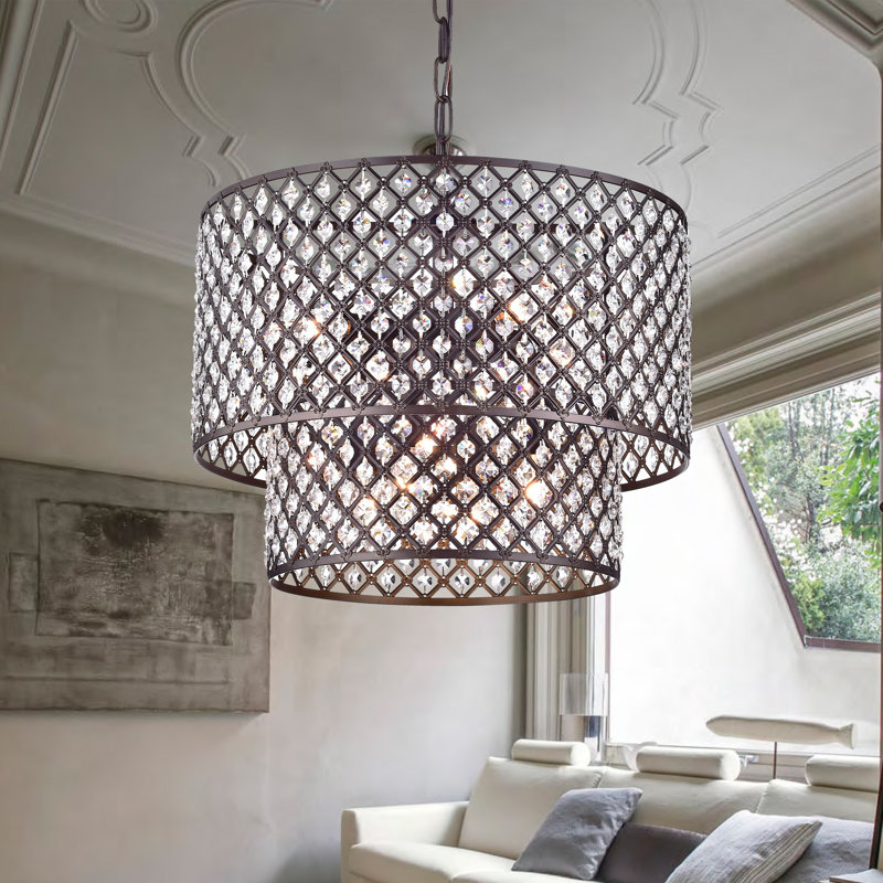 Mazelina 8 - Light Drum Chandelier
