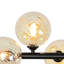 Lustre de salle à manger à 16 lumières de style lustre Spoutnik pour plafonds hauts