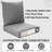 24" X 24" X 6" Outdoor Deep Seat Cushions Set-1521086771-1521086725