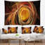 Tapisserie peluche orange Abstract-28503447
