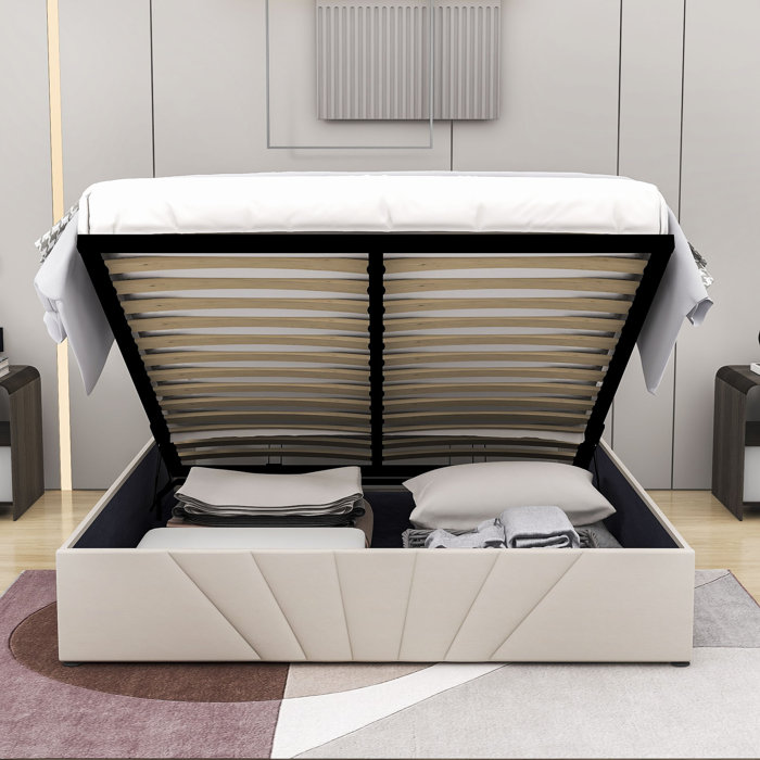 Latitude Run® Tihanna Storage Platform Bed & Reviews | Wayfair