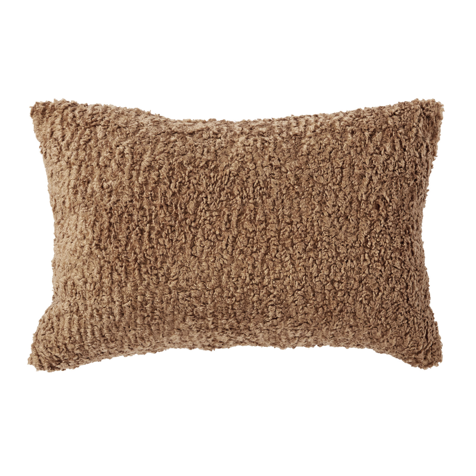 Zhara Lumbar Throw Pillow, 14" H x 24" W x 6" D, Zazzle Taupe