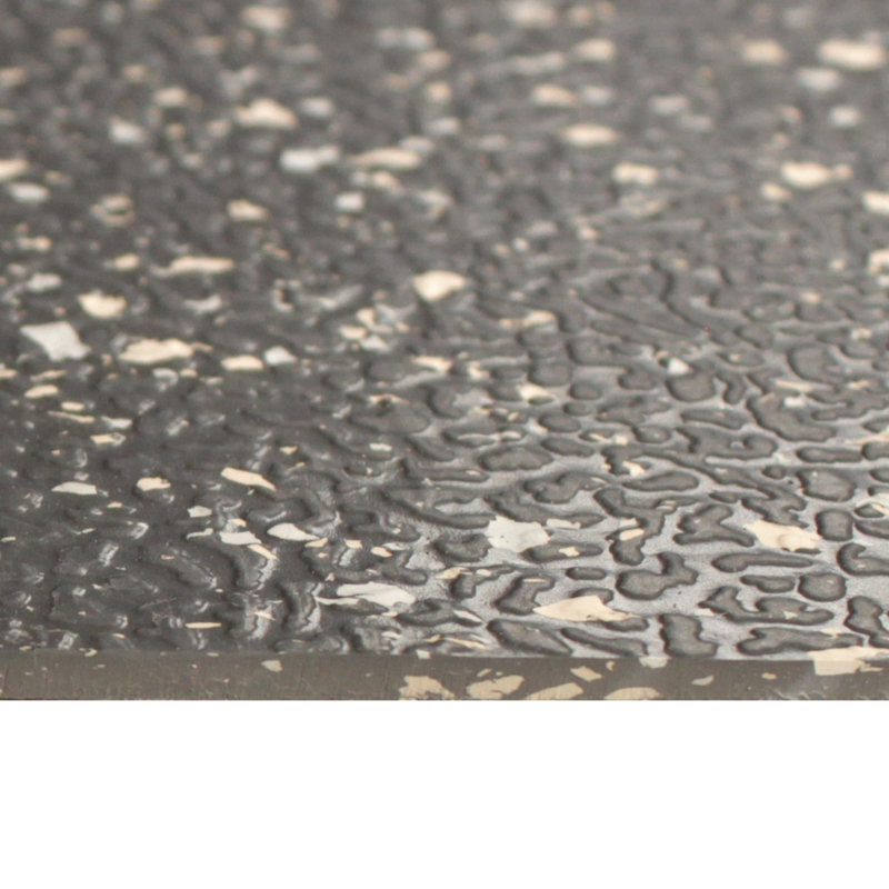 Carreaux de caoutchouc texturé 1/8 po