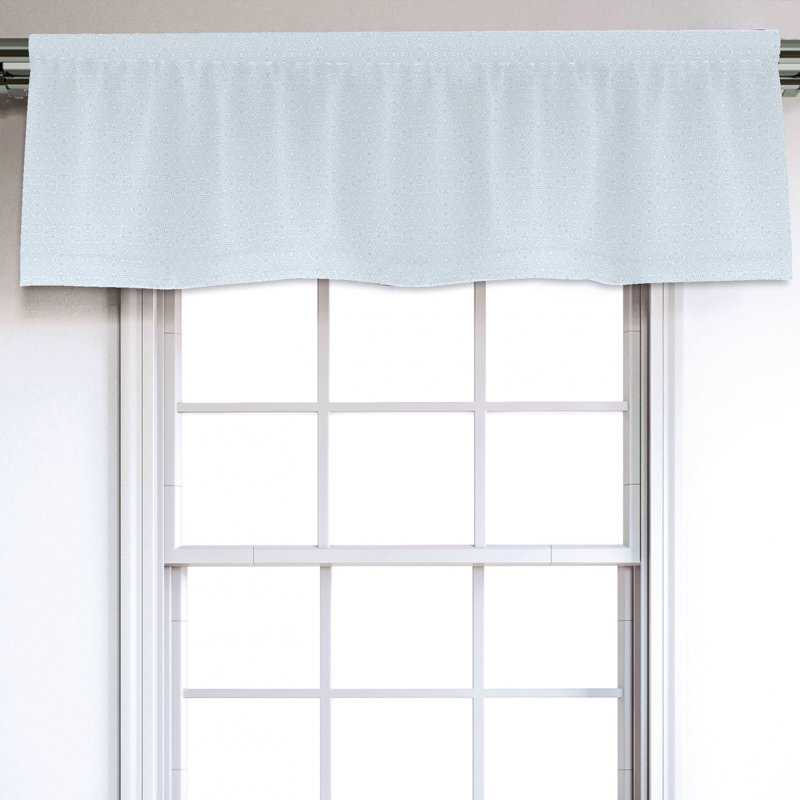 Sateen Ruffled Window Valance